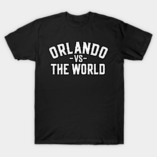Represent Your Orlando Pride with our 'Orlando vs The World' T-Shirt